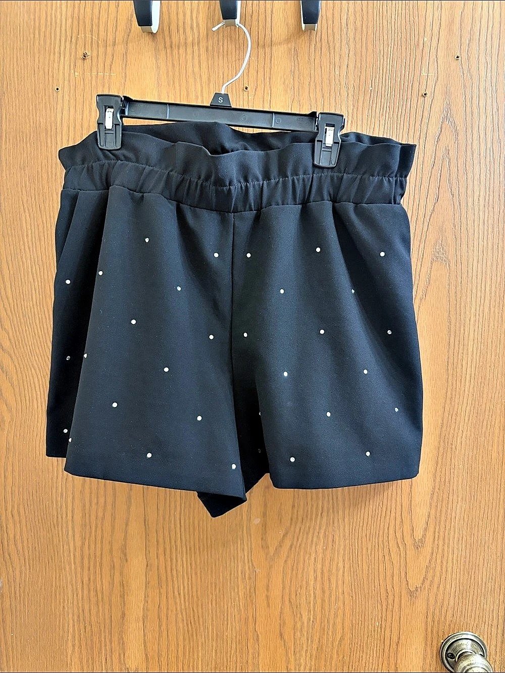Express women’s rhinestone Shorts in Black Size Large Like New